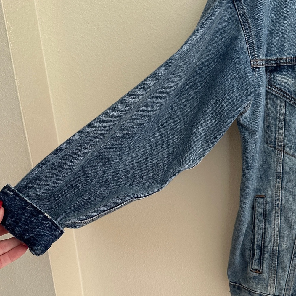 Wild Fable Blue Denim Jacket XS EUC - Picture 4 of 9